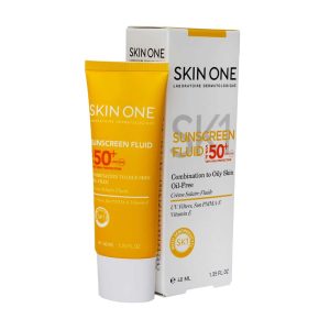 ضدآفتاب spf 50 بی رنگ فاقد چربی اسکین وان